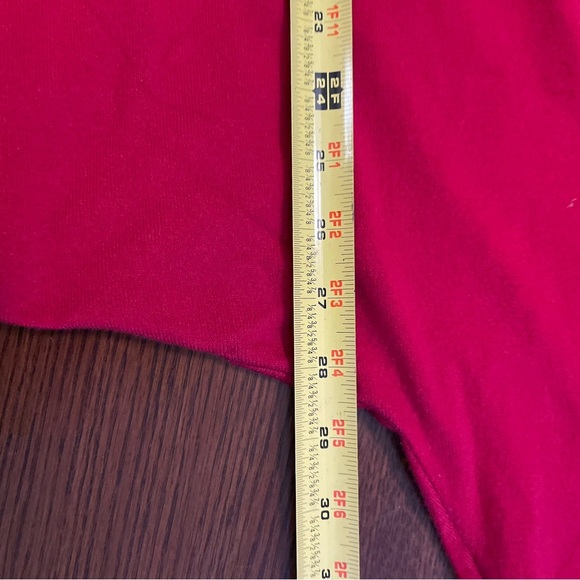 Liv Milano Date Night Bling Sweater. XXL. Red. Boat neck - Picture 8 of 8